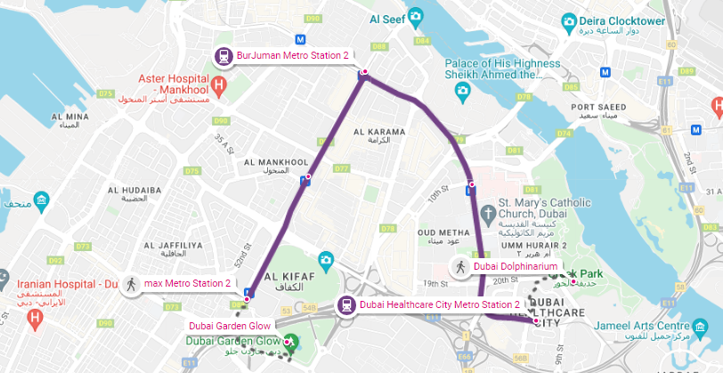Directions To Garden Glow in Dubai 2023 Location, Map